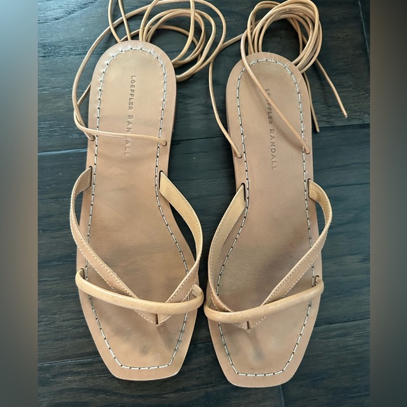 Loeffler Randal Lilla Honey Thong Wrap Sandal - Picture 2 of 3